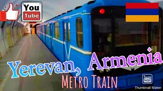Yerevan, Armenia Metro Train 2017