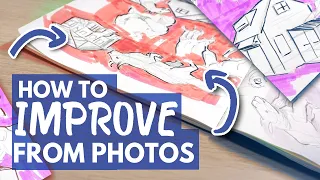 How to Draw From PHOTOS to Improve [Sketchbook Study Session]