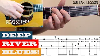 “Deep River Blues” (Revisited) | Doc Watson – Intermediate FINGERPICKING Guitar Lesson with TAB