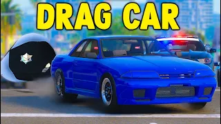 1000hp Drag Car Annoys Cops In GTA 5 RP