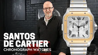 Cartier Santos de Cartier Chronograph Watches Review | SwissWatchExpo