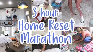 HOME RESET MARATHON / EXTREME CLEAN WITH ME MARATHON / 3 HOURS OF NONSTOP CLEANING MOTIVATION