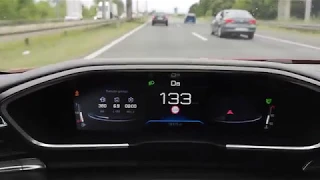 Peugeot 508 2019 1.6 PureTech 225 GT line - consumption on 130 km/h