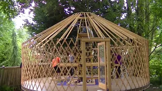 O'Bent Yurt Days - Building the Yurt