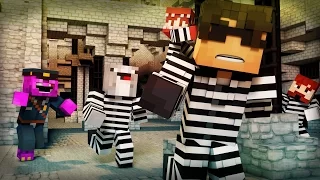 Minecraft Mini-Game: COPS N ROBBERS! (RED THE ROBOT!)