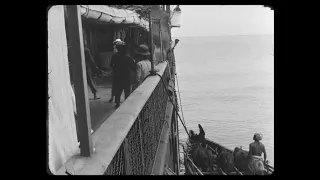 Embarquement D'Un Boeuf A Bord D'Un Navire (1899)