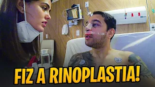 O DIA DA MINHA CIRURGIA NO NARIZ ( RINOPLASTIA )