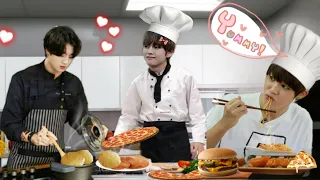Bts cooking pizza pasta🍕🍝 // Jin birthday special  // part-2