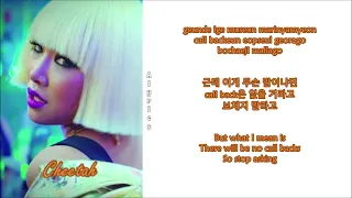 CHEETAH (치타) - My Number (Rom-Han-Eng Lyrics)