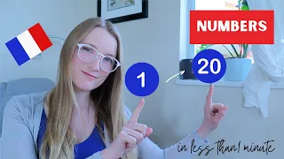 French numbers from 1 to 20 | #short