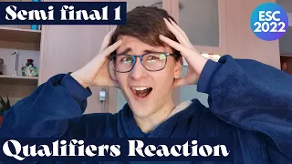 EUROVISION 2022 SEMI FINAL 1 QUALIFIERS LIVE REACTION!