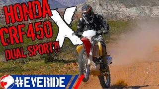 HONDA CRF450X Review from a Dual Sport & ADV Perspective #everide