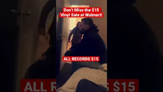 $15 VINYL SALE AT WALMART RIGHT NOW #shorts #walmart #shop