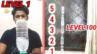 Water Bottle Flip LEVEL 1 TO LEVEL 100 (Ft. Dude perfect) | Let's match (Ft. That's Amazing)