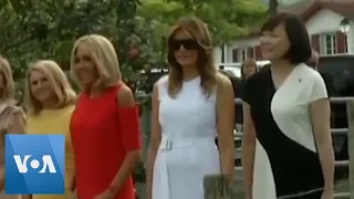 Melania Trump and G7 First Ladies Visit France's Red Pepper Capital