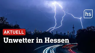 Blitze und umgestürzte Bäume – Gewitter und Starkregen in Hessen | hessenschau