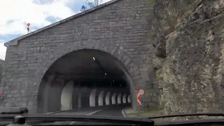 Autofahrt, von Maurach nach Achenkirch Süd, Tirol, Austria