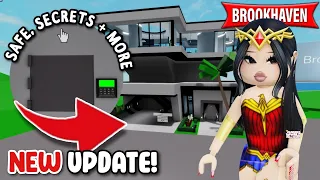 *NEW* SUPERHERO HIDEOUT UPDATE SECRETS + SAFE LOCATION IN BROOKHAVEN 🏡RP ROBLOX 🦸‍♀️🤩