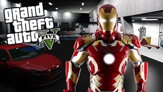 GTA 5 Mods - IRON MAN MOD w/ TONY STARK'S MANSION! (GTA 5 Mods Gameplay)