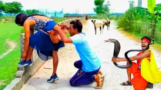 Must Watch New Special Comedy Video 2023 😎Totally Amazing Comedy Episode 27 by Funny Family