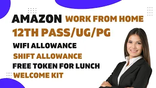 amazon work from home job|salary 20000|12th pass,UG,PG