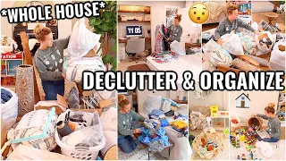 WHOLE HOUSE DECLUTTER AND ORGANIZE!!🏠 ORGANIZE WITH ME | DECLUTTERING AND ORGANIZING MOTIVATION 2023