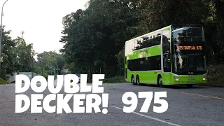 (SMRT) New Level Of Double Decker in Lim Chu Kang Road! - Service 975
