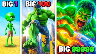 Smallest To BIGGEST HULK In GTA 5!