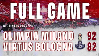 Olimpia Milano - Virtus Bologna Finale Scudetto 2023 G1 (FULL GAME)