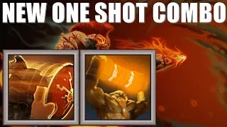 NEW ONE SHOT COMBO INSANE GOD'S REBUKE | Dota 2 Ability Draft