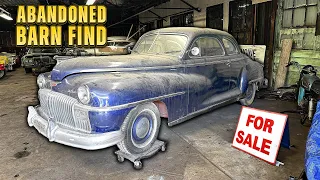 76 Years Old ABANDONED Barn Find DeSoto! First Wash in 15 Years! | Car Detailing Restoration