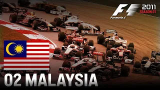 LAST LAP ANXIETY | F1 2011 Career Mode - Part 2 // Malaysia