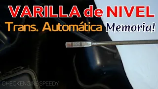 Reconocer el NIVEL correcto de LÍQUIDO  DE TRANSMISIÓN AUTOMÁTICA Honda Civic 2001-2005