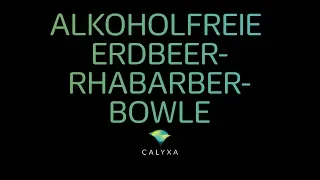 Alkoholfreie Erdbeer-Rhabarber-Bowle zum Vatertag