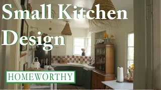 SMALL KITCHEN DESIGN | DIY Decor, Vintage Accents, and Unexpected Layouts