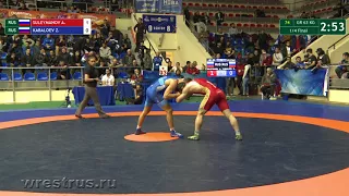 Поддубный-2018. 63 кг. Артур Сулейманов - Заур Кабалоев. 1/4 финала.
