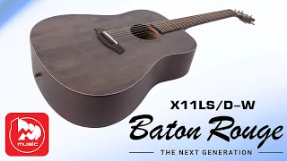 [Eng Sub] BATON ROUGE X11LS/D-W-SCC (neck width 48 mm) acoustic guitar