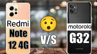 Redmi Note 12 4G vs Motorola G32 - Winner 🤨🔥