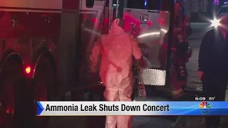 Ammonia Leak Shuts Down Concert