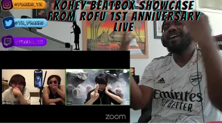 #Kohey#frankotn #Kohey #Rofu Reacting to Beatbox Showcase from Rofu 1st Anniversary Live