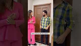 Ghutne pe kyu mara 🥹 #ashortaday #sajidshahid #funnyshorts #comedy #funnycouple #funnyvideo #funny