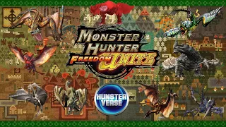 High Rank Multiplayer Hunterverse Monster Kill Compilation | MHFU