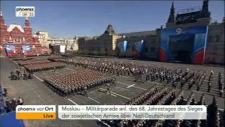 Militärparade in Russland - VOR ORT vom 09.05.2013