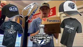 Tampa Bay Lightning 2020 STANLEY CUP "CHAMPIONS" Fanatics Merch Unboxing!