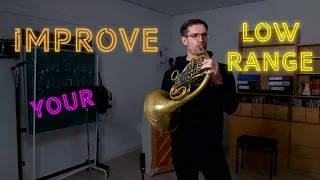 IMPROVE your LOW REGISTER with 7 exercises | French horn techniques | Austris Music