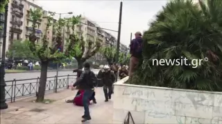 Ένταση στο κέντρο