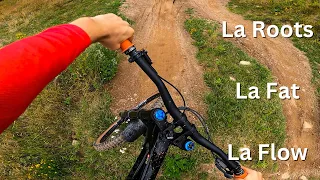 Bikepark Lac blanc mit Crash / La Roots / La Fat / La Flow
