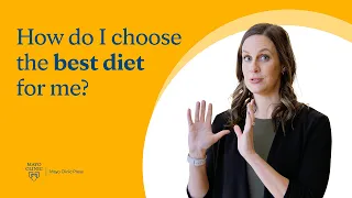 How do I choose the best diet for me?