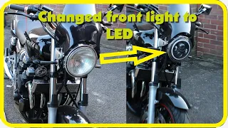 LED headlight swap Yamaha XJR 1300 or  1200