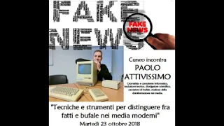 Paolo Attivissimo a Cuneo - incontro Docenti/Studenti